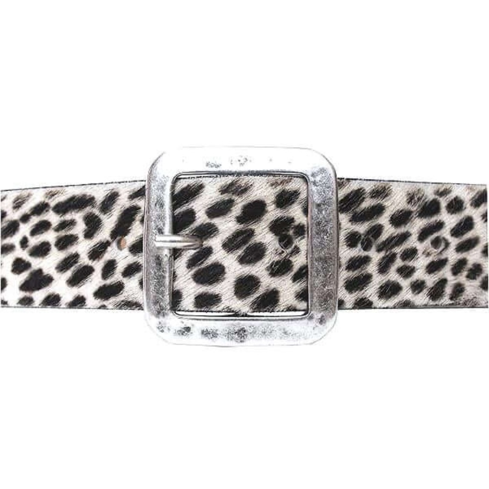 Streets Ahead Neve Calf Hair Belt Size Sm